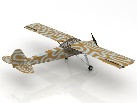 Fieseler Fi 156 C Storch U&ccedil;ağı 3D Model