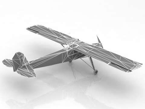 Fieseler Fi 156 C Storch U&ccedil;ağı 3D Model