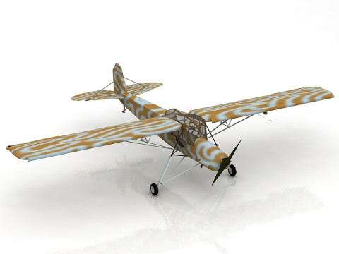 Fieseler Fi 156 C Storch U&ccedil;ağı 3D Model