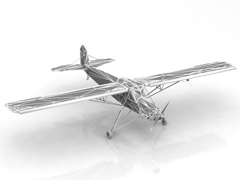 Fieseler Fi 156 C Storch U&ccedil;ağı 3D Model