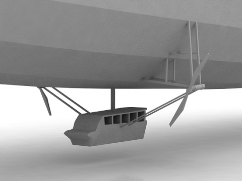 제플린 NT 3D 모델