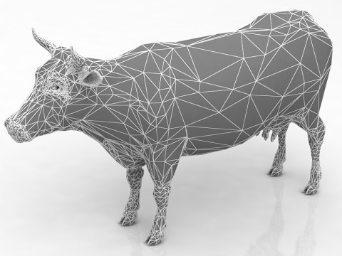 Vache Modèle 3D