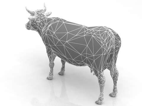 Vache Modèle 3D
