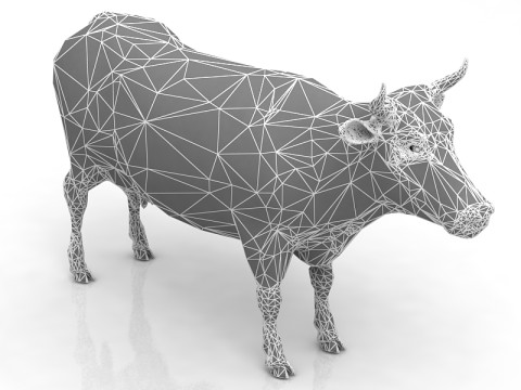 Vache Modèle 3D