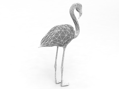 अमेरिकी राजहंस 3D मॉडल