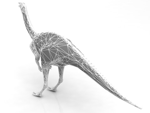 Gallimimo Modello 3D