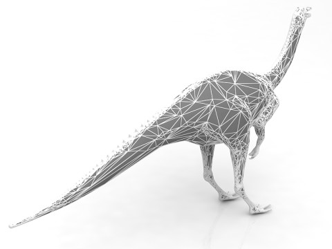 Gallimimo Modello 3D