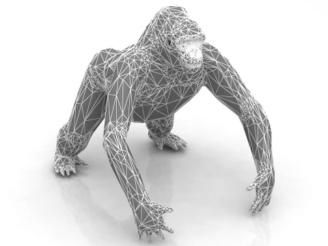 Gorilla Modello 3D