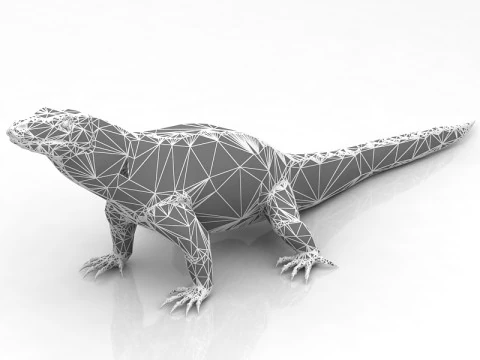 Комодский дракон 3D Модель