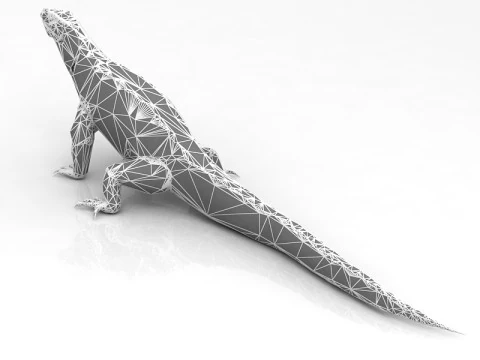 Комодский дракон 3D Модель
