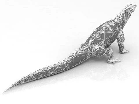 Комодский дракон 3D Модель