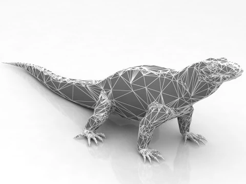 Комодский дракон 3D Модель