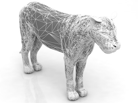 Dişi aslan 3D Model