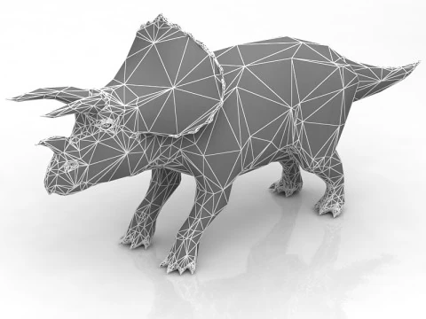 Triceratops 3D Model