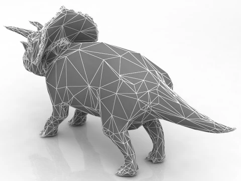 Triceratops 3D Model