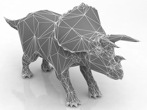 Triceratops 3D Model