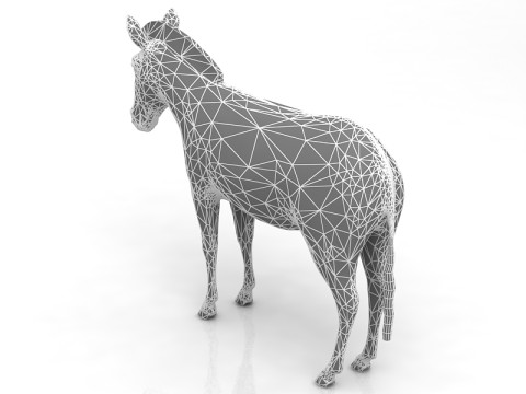 Zebra 3D Model
