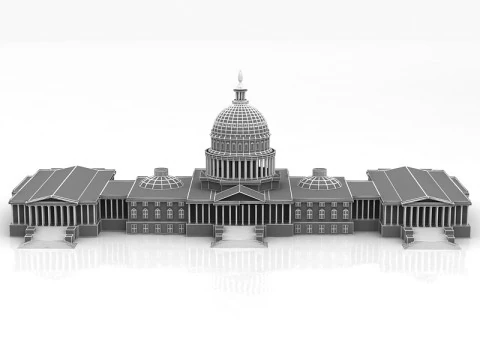 United States Capitol 3D Model