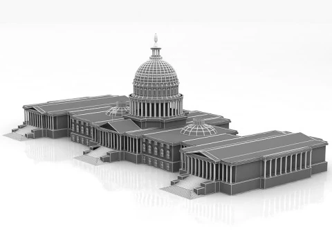 United States Capitol 3D Model