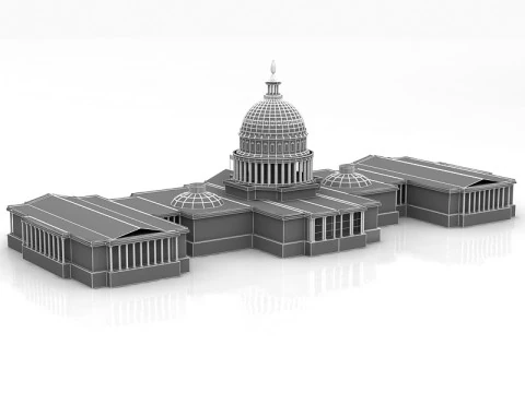 United States Capitol 3D Model
