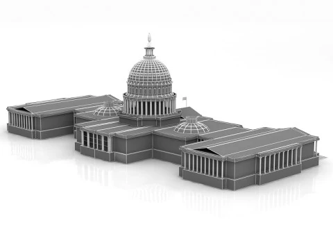 United States Capitol 3D Model