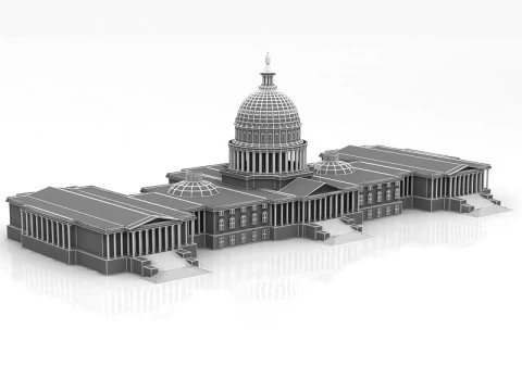 United States Capitol 3D Model