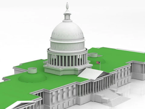 United States Capitol 3D Model
