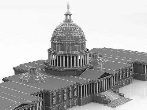 United States Capitol 3D Model