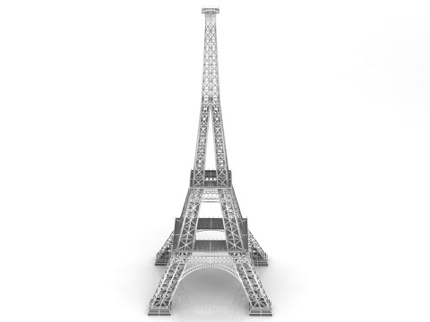 埃菲尔铁塔 3D 模型
