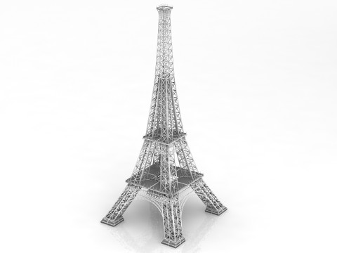 埃菲尔铁塔 3D 模型