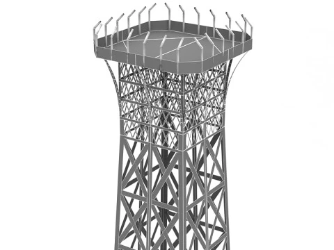 Eiffel Tower 3D Model