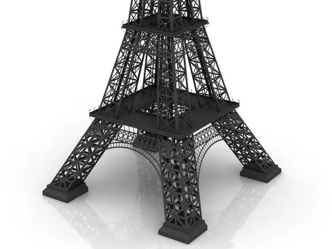 Eiffel Tower 3D Model