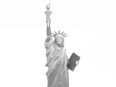 Statue of Liberty 3D Model