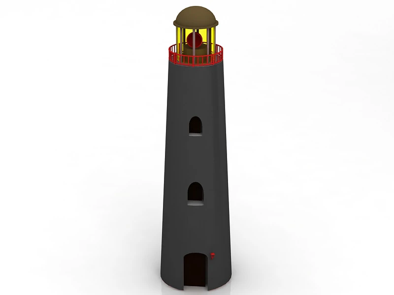 Lighthouse 3D Model .c4d .max .obj .3ds .fbx .stl .blend