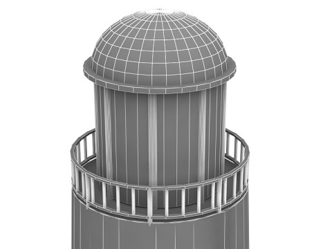 Phare Modèle 3D
