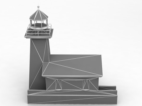 Phare Modèle 3D