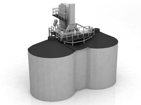 工厂汽油 3D 模型