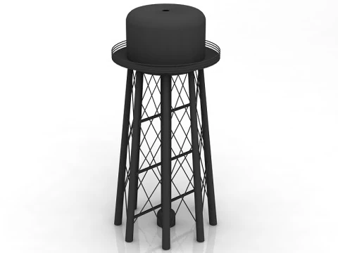 Water Tower 3D Model