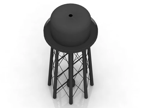 Water Tower 3D Model