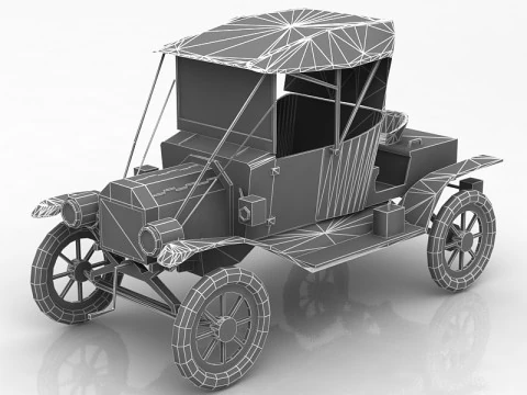 Antique T 1914 3D Model