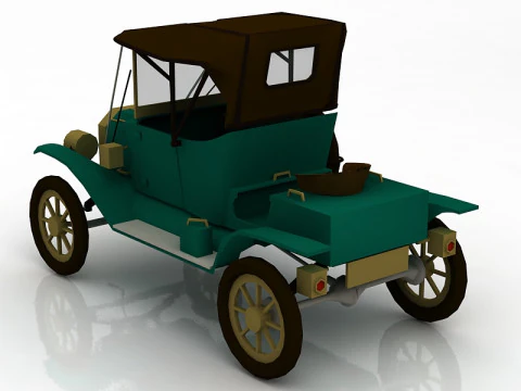 Antique T 1914 3D Model