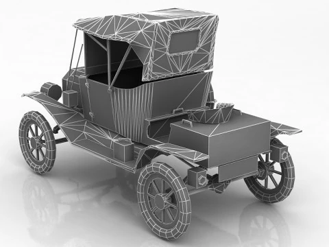 Antique T 1914 3D Model