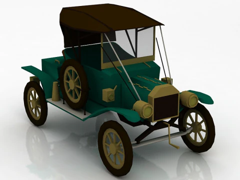 Antique T 1914 3D Model