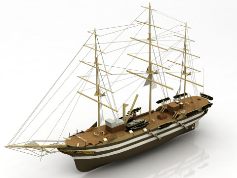 아메리카 베스푸치오 3D 모델