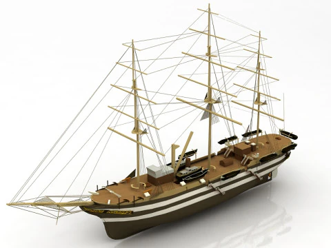 Амеріко Веспучіо 3D Модель