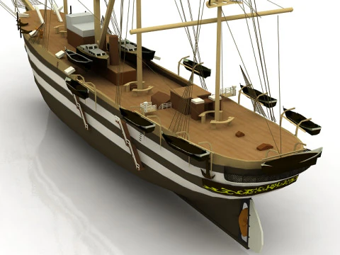 Americo Vespuccio 3D Model