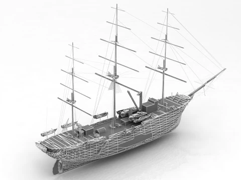 Americo Vespuccio 3D Model