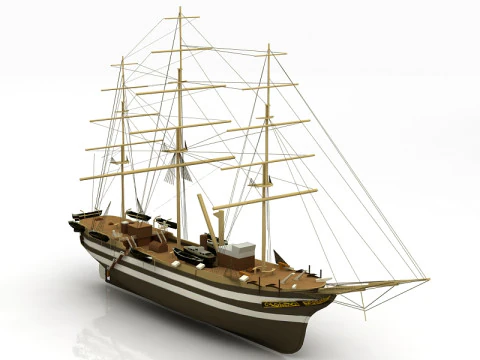 Americo Vespuccio 3D Model
