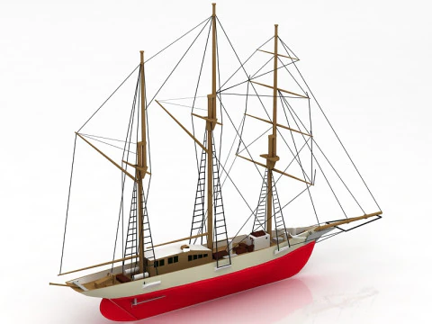 Amphi Boat 3D Model