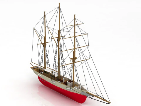 Amphi Boat 3D Model